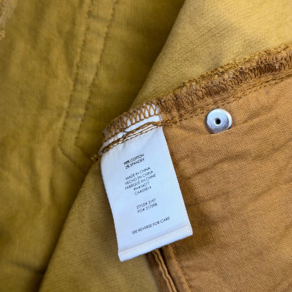 Cabi 3197 Skinny Corduroy Pants Womens size 4 Brown Stretch Casual - Picture 4 of 9